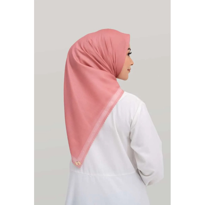 KLAMBY SCARF HIJAB JILBAB SEGI EMPAT FLAMIGGO LAGOSI