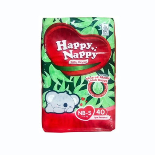 Happy Nappy Smart Newborn NB - S 40 Popok Perekat Baby Diapers