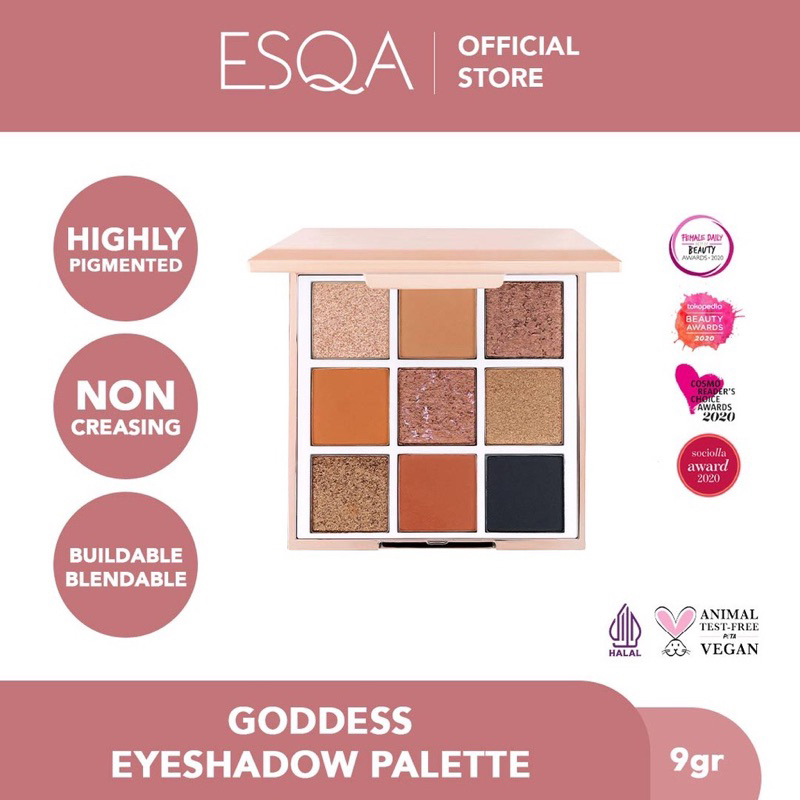 ESQA EYESHADOW PALETTE
