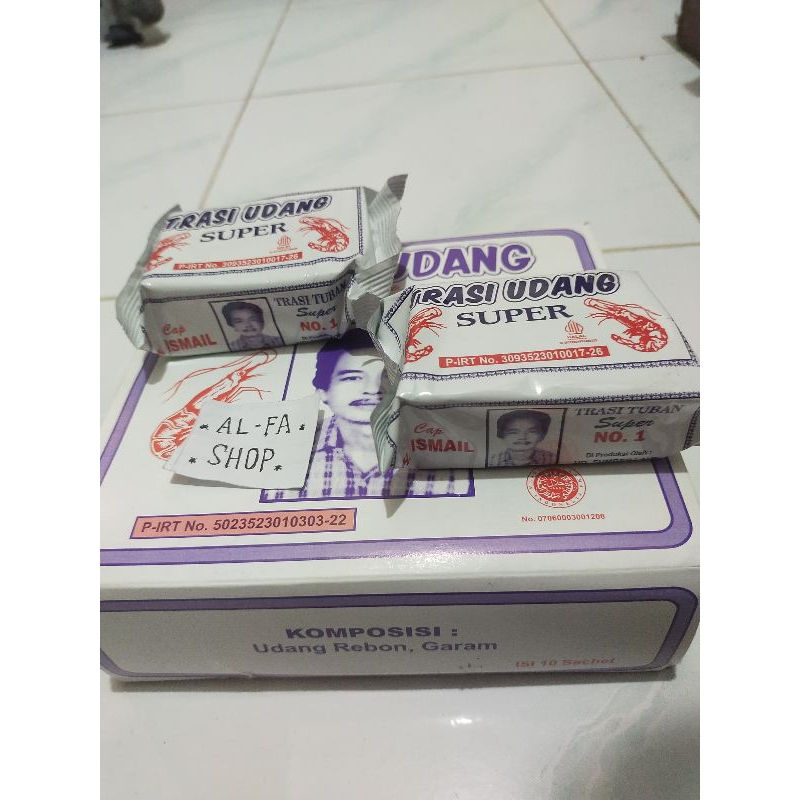 

terasi udang rebon H. ISMAIL TUBAN 100g