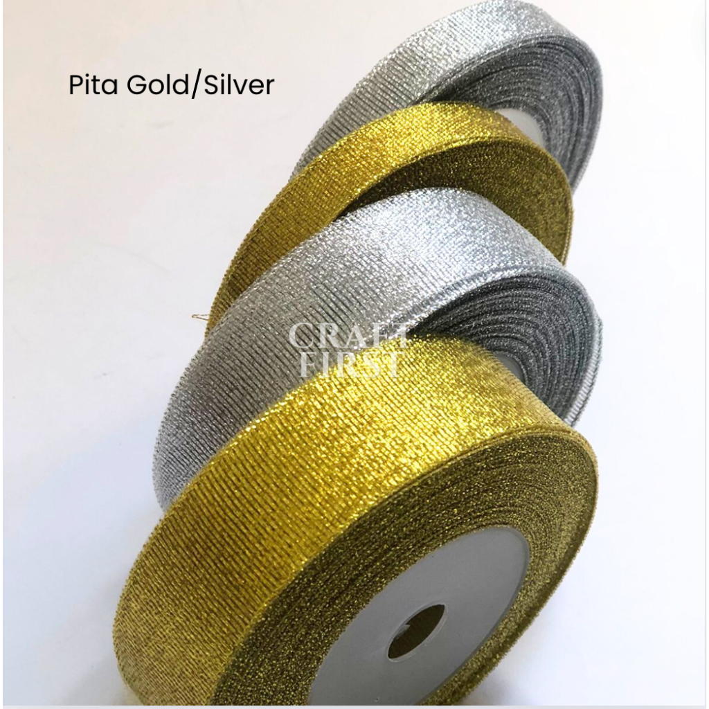 

Craft First - Pita Glitter Gold/Silver Uk 1.2cm/2.5cm