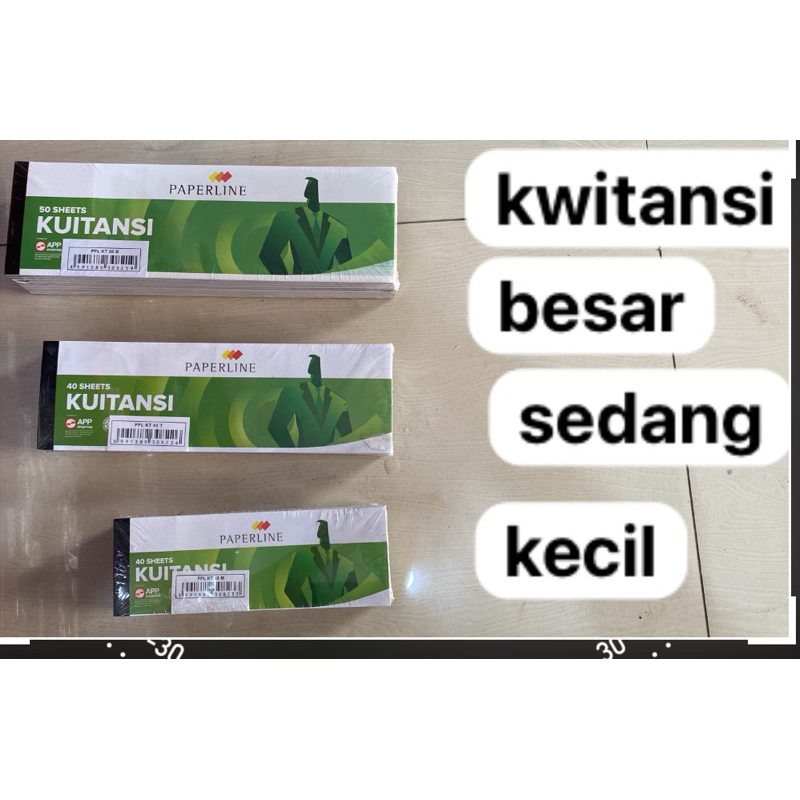 

KWITANSI BESAR SEDANG KECIL PAPERLINE