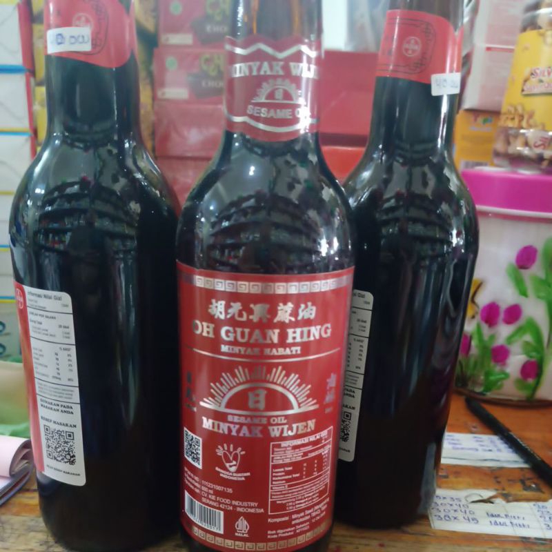 

minyak wijen OH GUAN HING 600ml/minyak nabati Halal