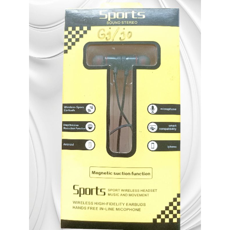 Headset,HANDSFREE,Earphone Bluetooth, Wireless Earphones