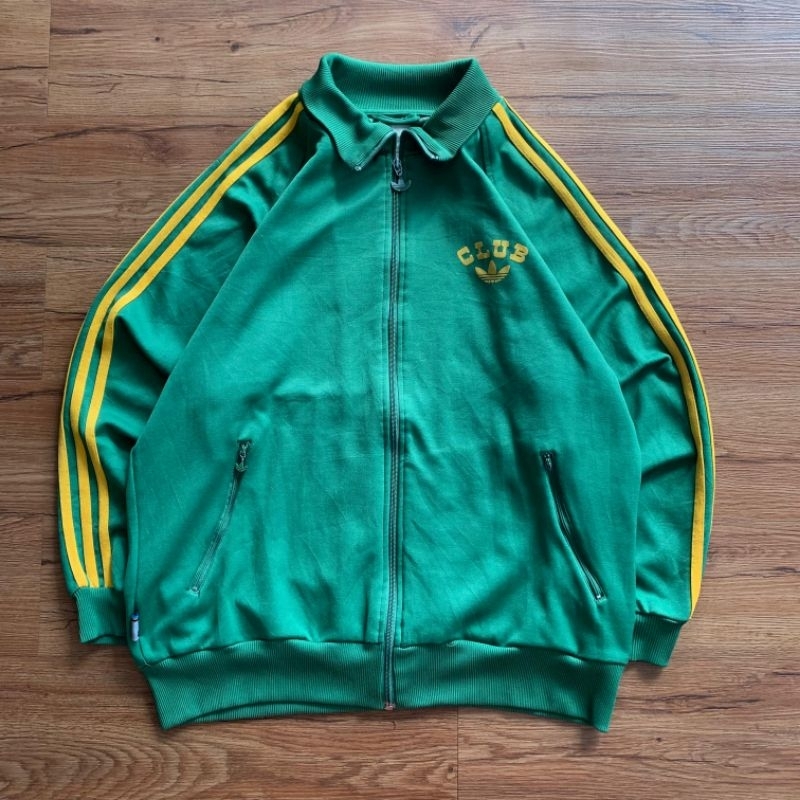 Tracktop Adidas Club Trefoil Firebird Green