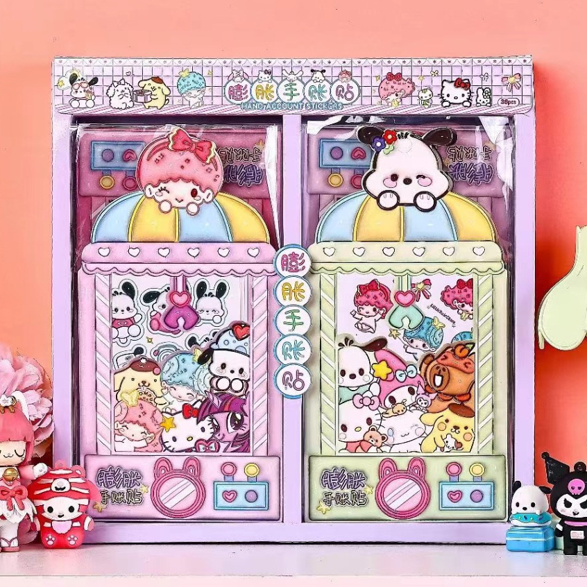 

Stiker 2D Karakter Cinamorol Kuromi Melody Kemasan Box 5 Lembar MAY 24 4