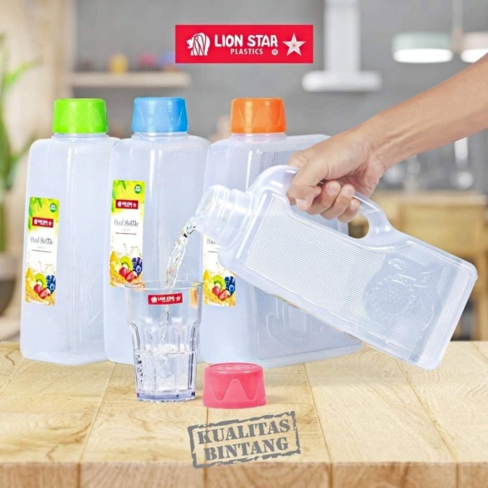 Botol minum / Botol air Kulkas / Cool Bottle  Lion Star Volume 2 liter