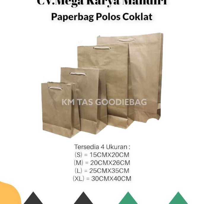 

Pilihan Paper Bag Polos 25x35 Isi 12pcs