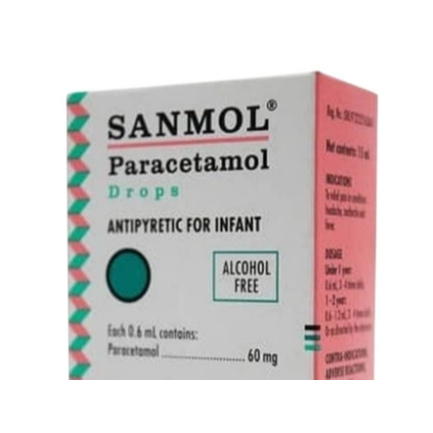 Sanmol Drops 15ml / Pereda Demam Untuk Bayi