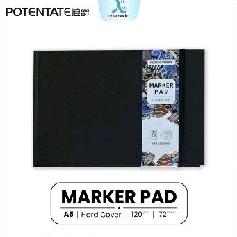 

PONTENTATE MARKER PAD A5 Hard Cover