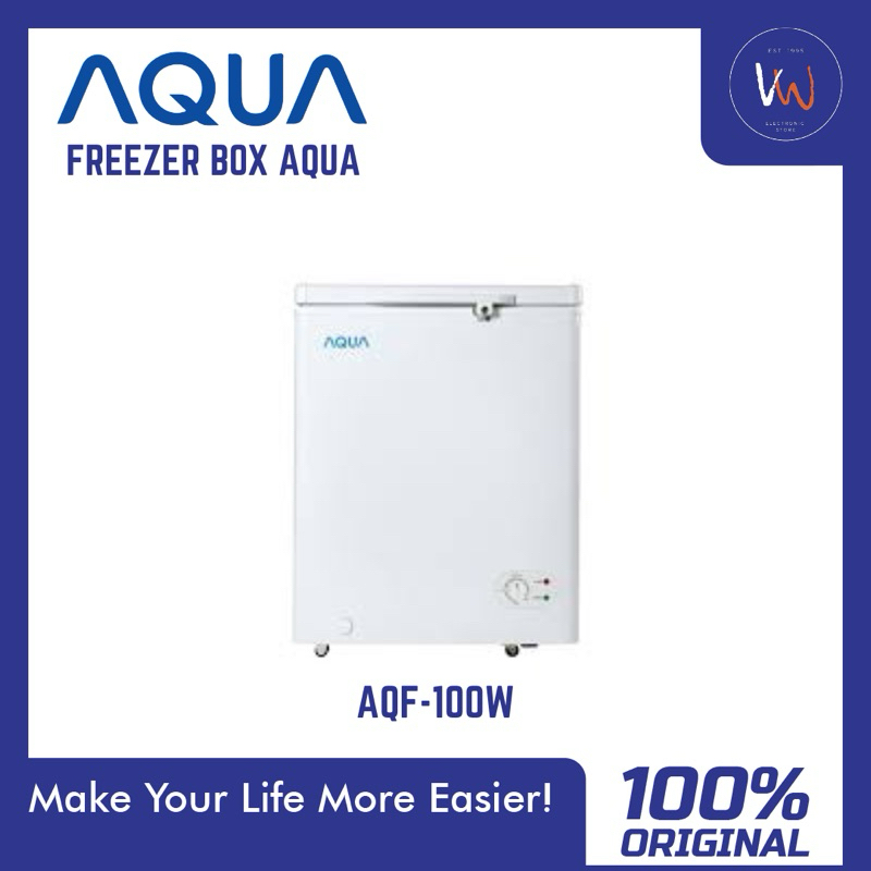 Freezer Box Aqua AQF-100W / Freezer Box 100 Liter / Freezer Es