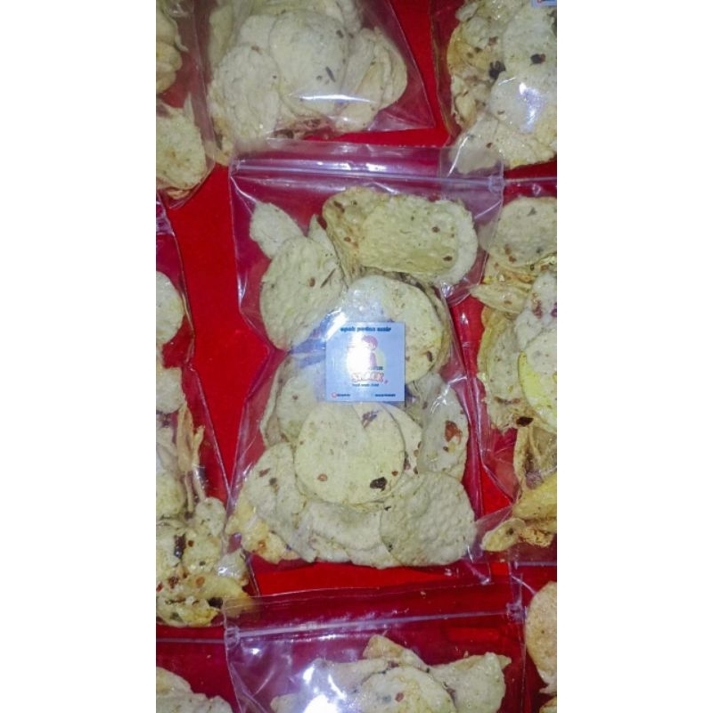 

opak pedas KOKOWIR camilan pedas opak dengan sambal cabai asli nikmat halal nagih