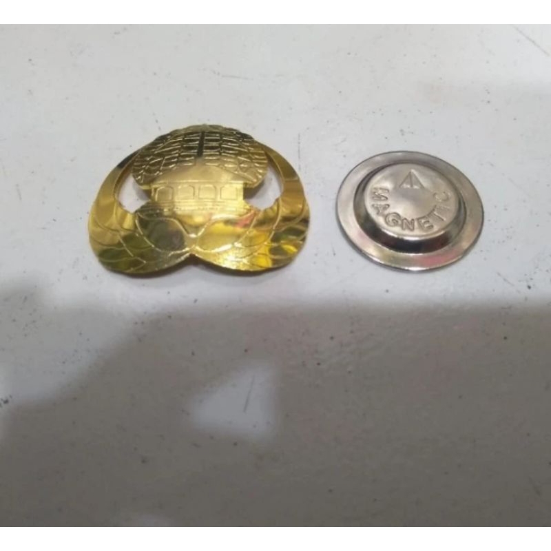 Pin Korpri Kuningan asli