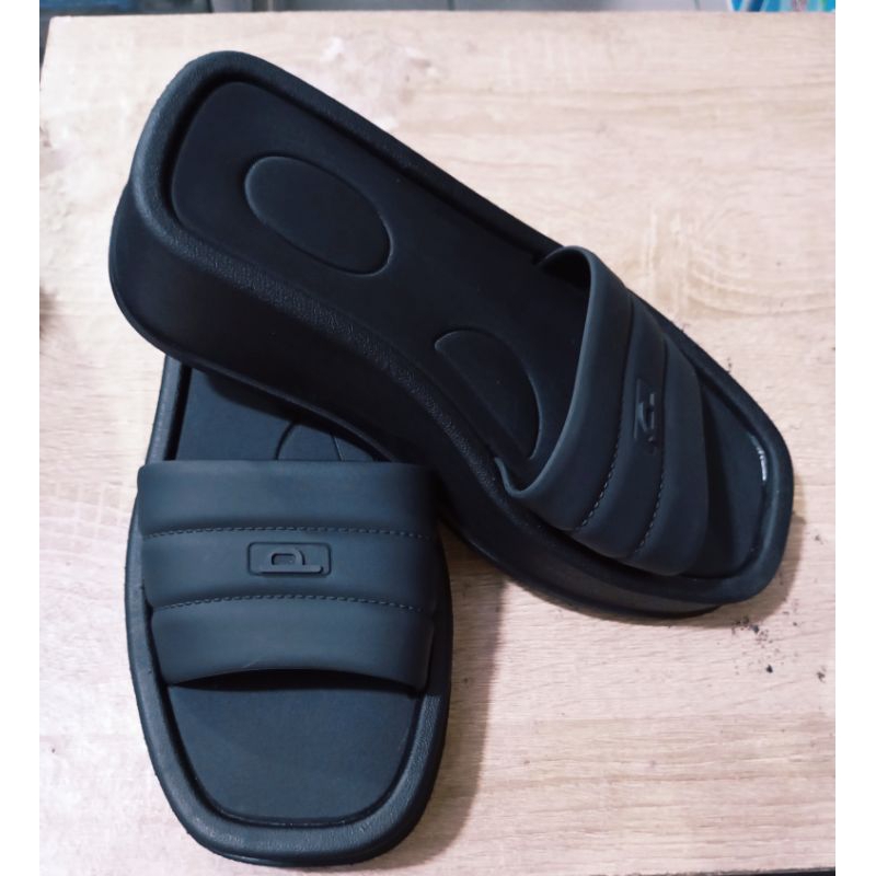 Sendal slop wedges Porto lady