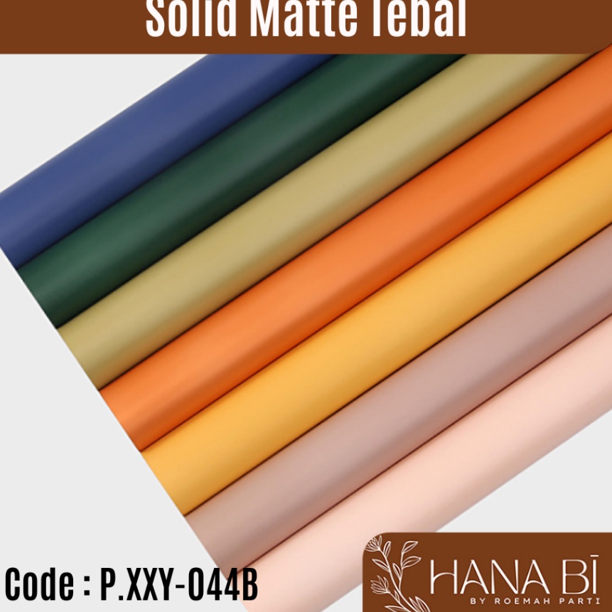 

KI3 2 Lembar Cellophane Solid Matte Tebal Sinowrap Ori Kertas Buket Bunga Korean Tebal Waterproof Flower Wrapping Paper Calor Kado PXXY44B