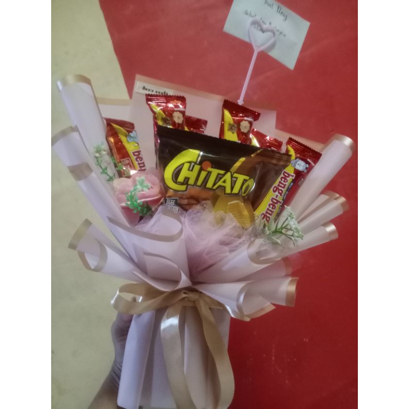 

buket wisuda/snack/ulangtahun/hadiah/kadi