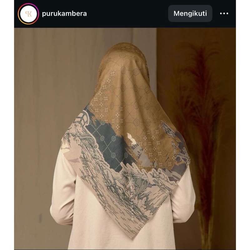 Preloved Puru kambera scarf