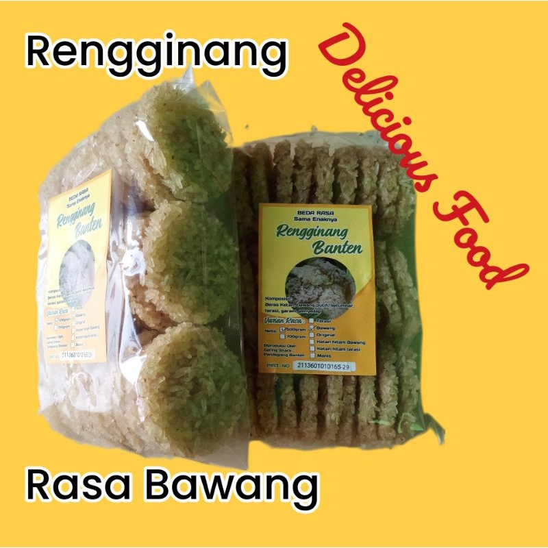 

Rengginang Mentah Rasa Bawang Isi 30