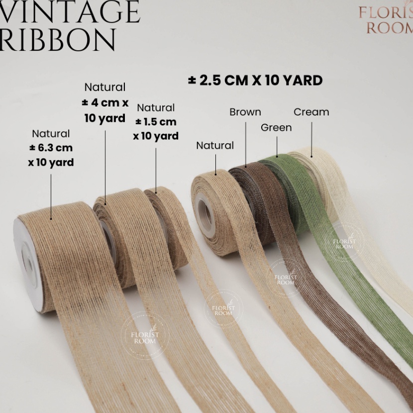 

Hemat Vintage Ribbon Pita Rustic Dekorasi Pita Murah