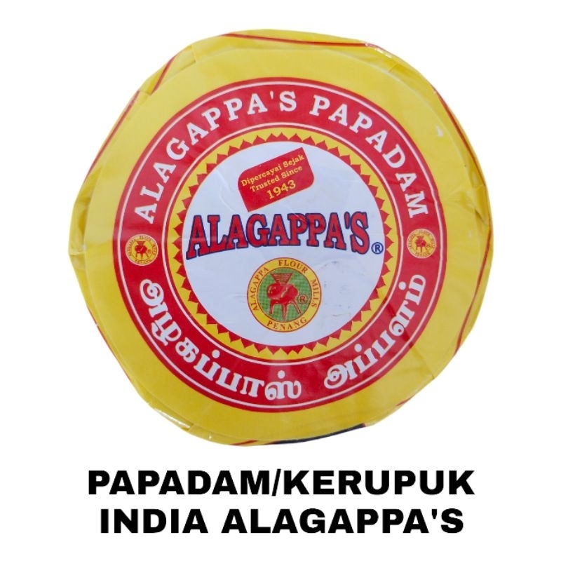 

Papadam/Appalam/Kerupuk India Alagappa's Original