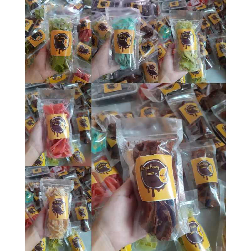 

(LANGSUNG KIRIM) KERIPIK PISANG LUMER|CEMILAN CRUNCHY|