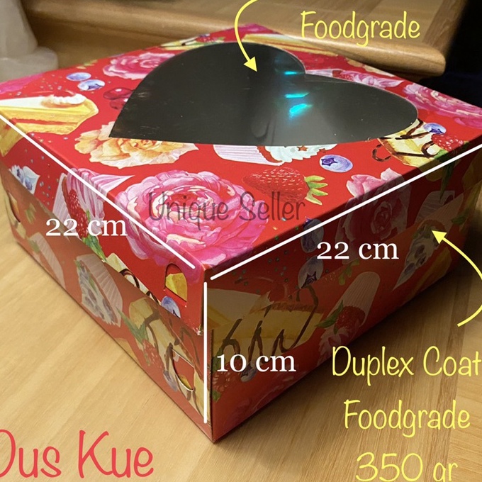 

Terbaik Isi1 Dus Box Kue Tart 22x22x1 Tutup Hati Dus Box Kotak Kardus Lamaran Tutup Hati 22x22 x 1 cm Dus Box Kotak Hampers 22x22x1cm Dus Box Kotak Merah Tutup Hati Uk 22 x 22 x 1 cm