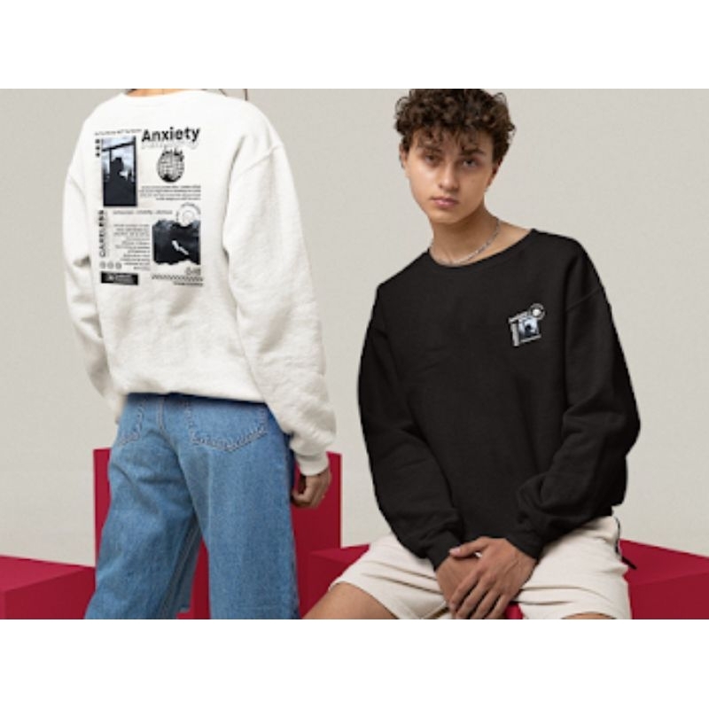 Sweater Pria Sweater Cewek Cowok Kece Sweater Distro Terbaru Sweater Karakter Anime Sweater Pria Ter