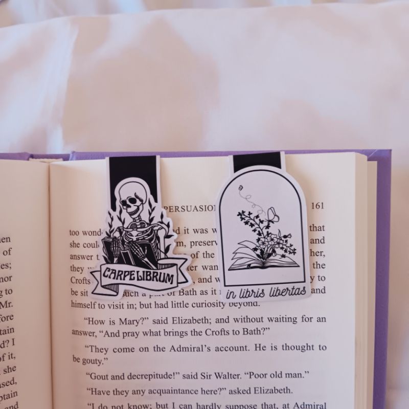

pembatas buku magnet / magnetic bookmark carpe librum