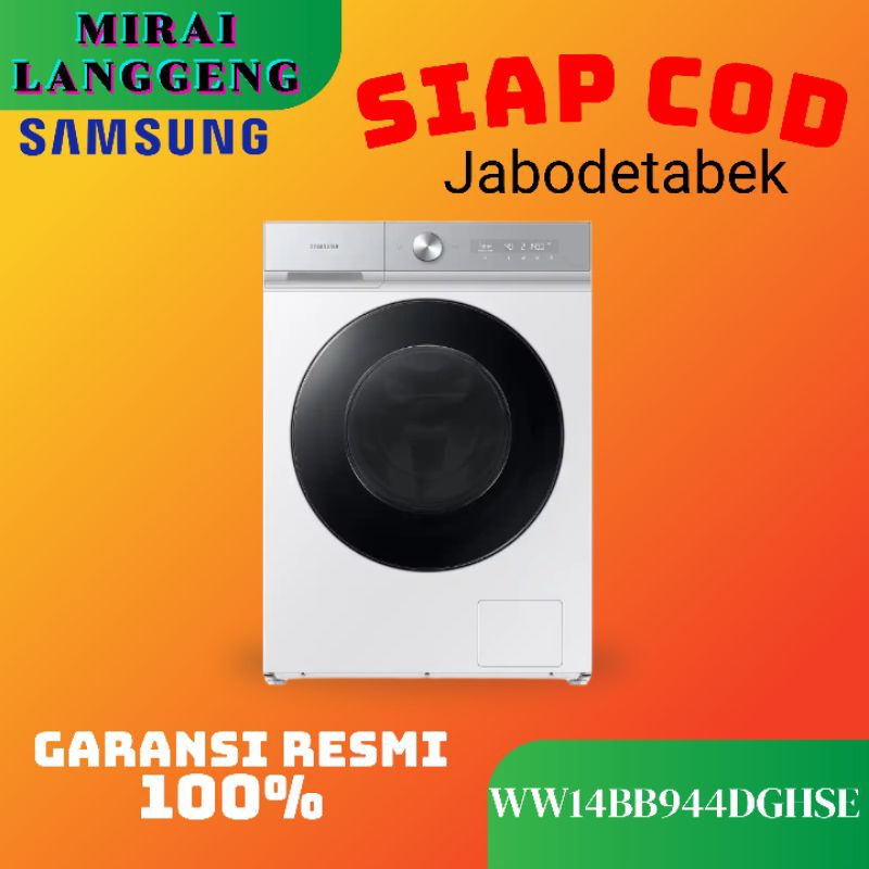 SAMSUNG BESPOKE MESIN CUCI FRONT LOADING WASHER WW14BB944DGHSE
