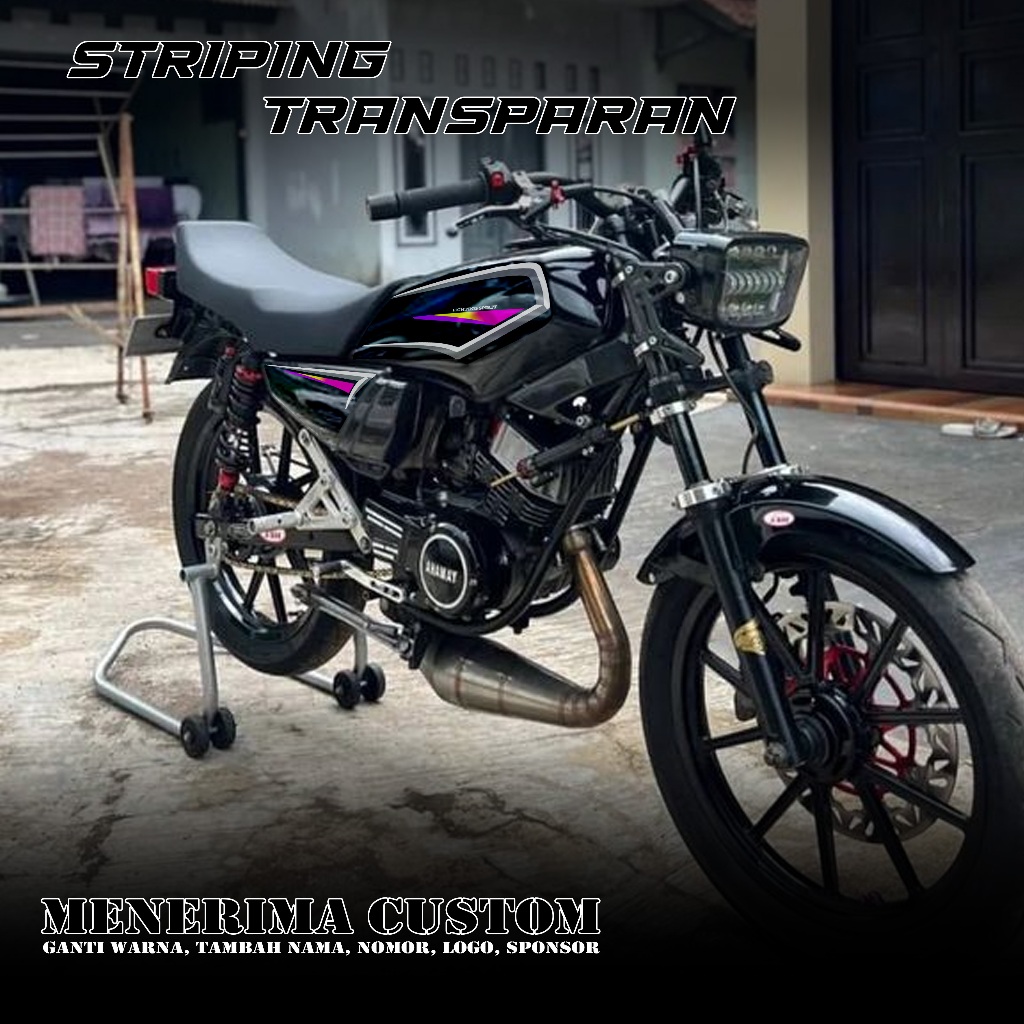 Striping  Motor Rx King Stiker Variasi Simple Rx King