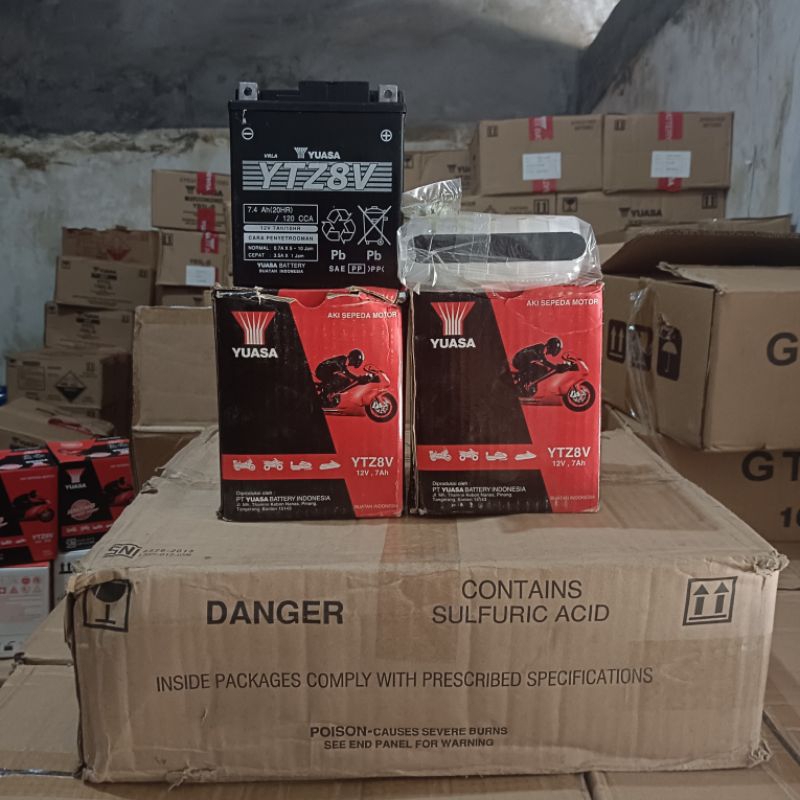 Aki Yuasa YTZ8-V AKI KERING TIPE MF