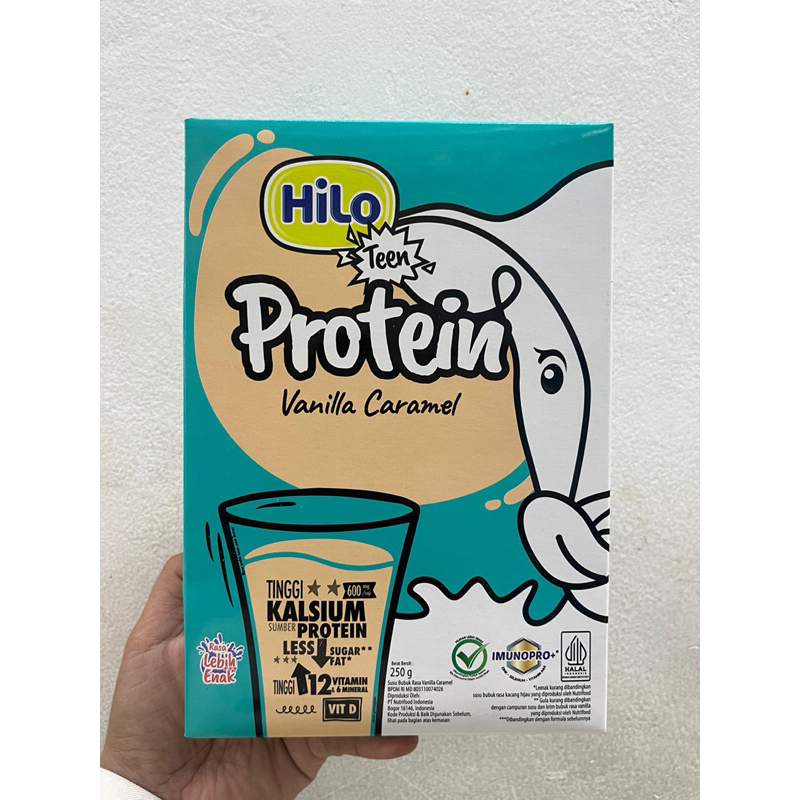 

Hilo teen protein vanilla caramell 250gr-susu tinggi kalsium