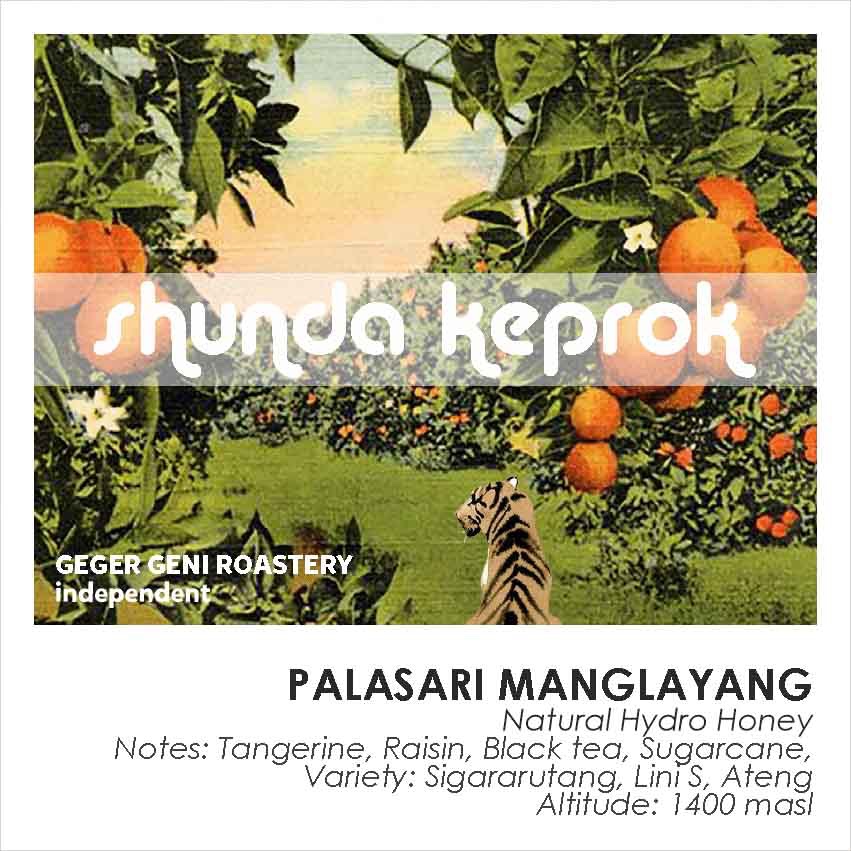 

Palasari Manglayanan Natural Hydro Honey, Single Origin Arabica Roasted Bean Coffee (Geger Geni Roastery)