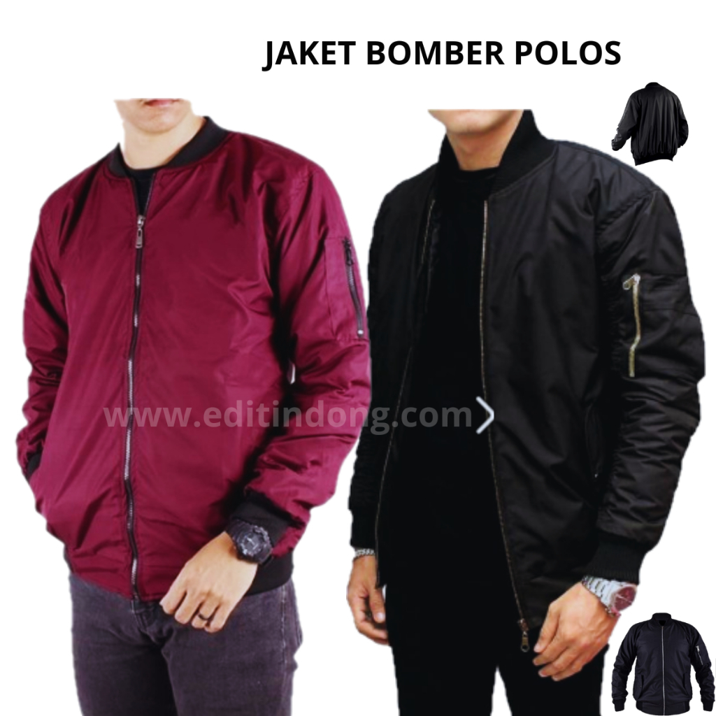 Work Jacket Bomber Basic Polos Unisex