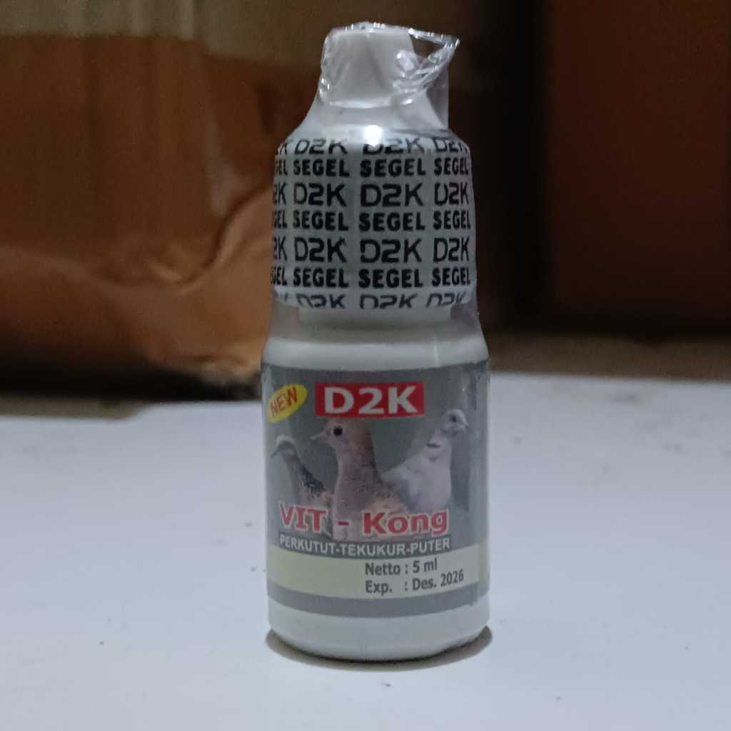 D2K VIT KONG VITAMIN PENGGACOR BURUNG PERKUTUT TERKUKUR PUTER JADI RAJIN MANGGUNG