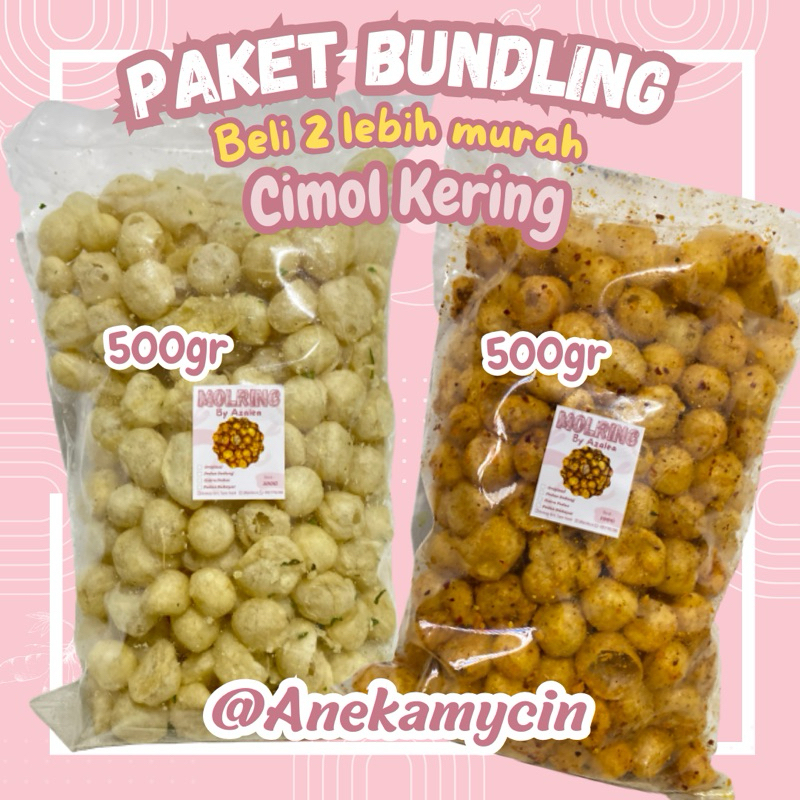 

Paket Bundling Cimol 500gr Beli 2 lebih murah
