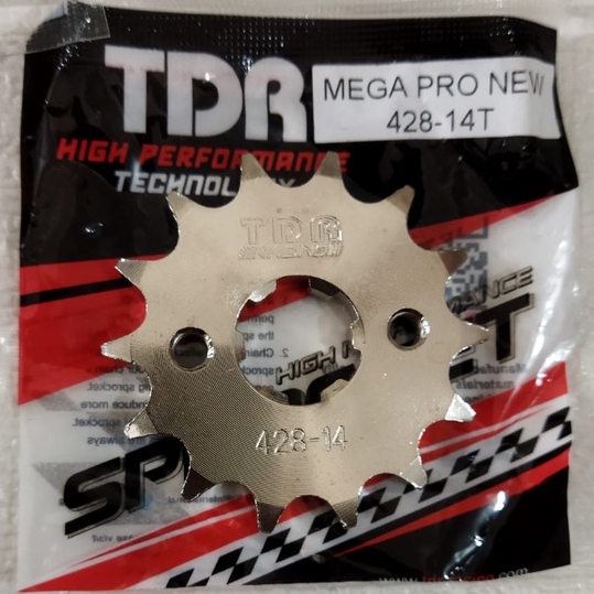 Gear depan TDR 428 uk 14 15 16 untuk megapro Verza sonic CBR150R CB150R Tiger gl max pro