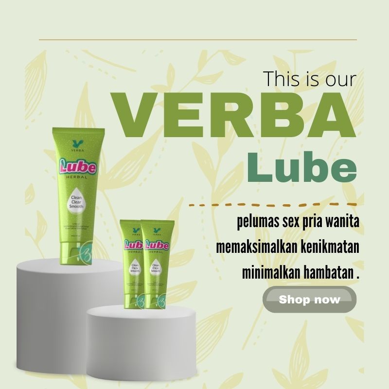 Verba Lube Pelumas Gel Suami Istri Pelumas Lubricant Berbahan Herbal Alami Original Aman Halal BPOM