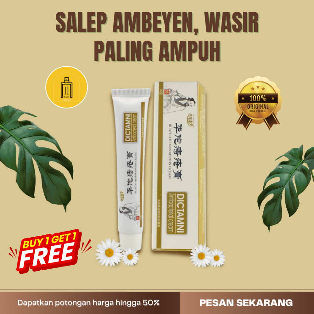 Obat Salep Wasir Ambeien Ambeyen Ambien Dictamni Herbal Paling Ampuh Original / DICTAMNI - WASIR - A