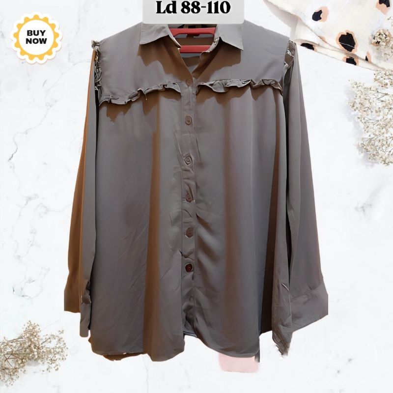 Preloved Blouse/Kemeja Polos Wanita Merk Nurama