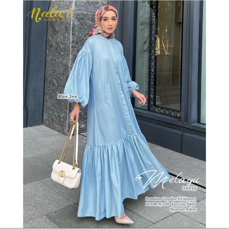 Melayu Dress Ori Nala // Gamis Ori Nala // Gamis Toyobo Ori Nala// Ori Nala Melayu Dress // Gamis Or