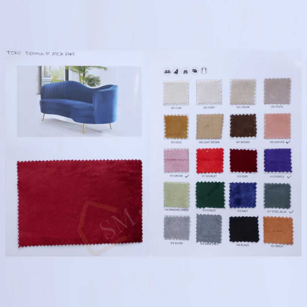 KAIN ELBRUS - SOFA/KURSI KAYU/JOK/BANTAL/BELUDRU/KILAP