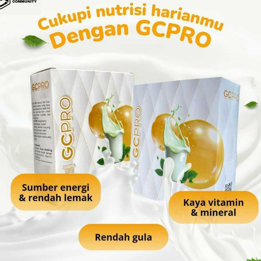 

SUSU GCPRO SUSU KAMBING ETAWA KAYA AKAN NUTRISI 1 BOX ISI 200gram ORIGINAL