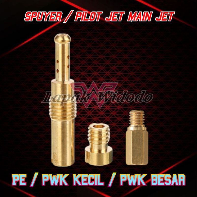 main jet pe pilot jet pwk spuyer pe pwk