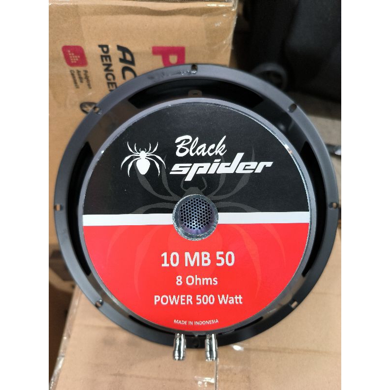 speaker black spider 10 MB 50 / speaker black spider 10 inc