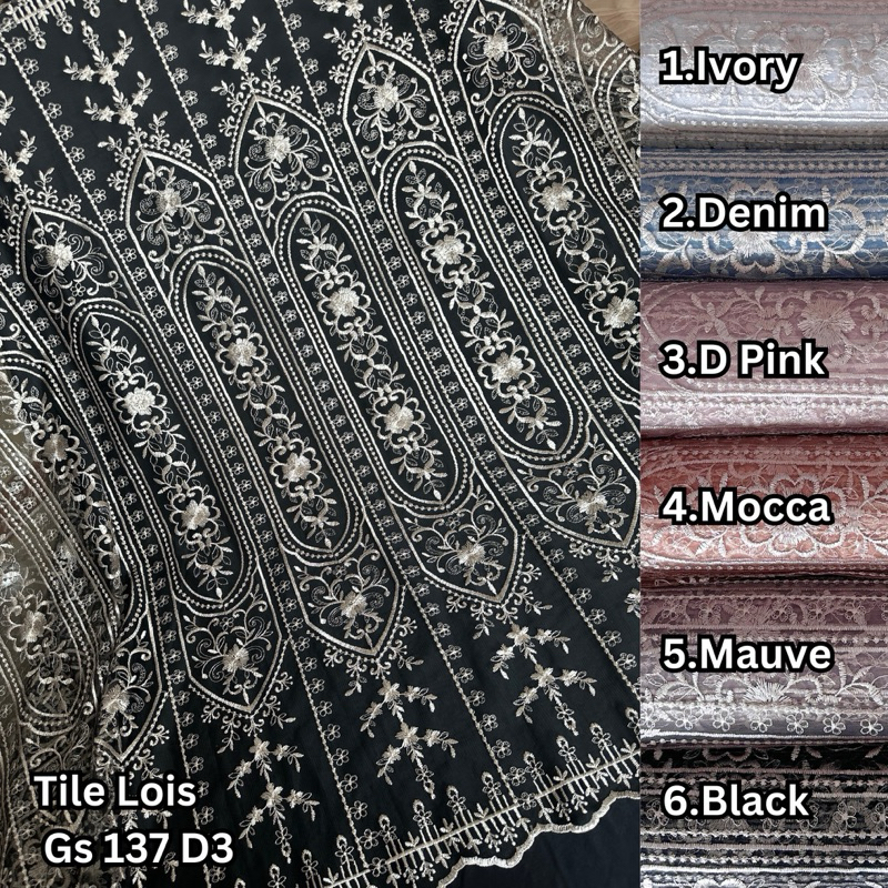 TILE LOIS GS 137 D3 (Harga Per Panel)