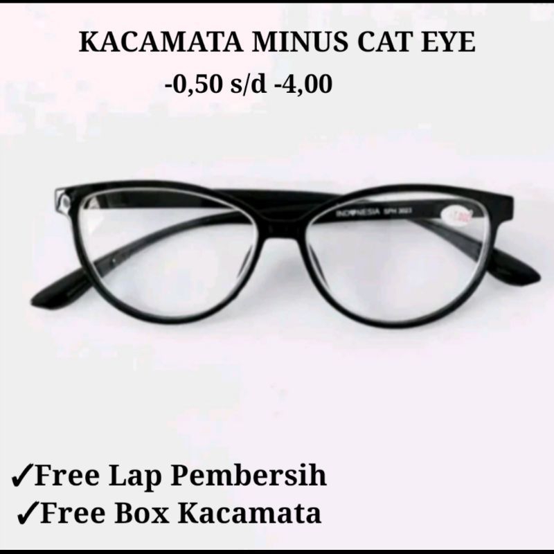 kacamata minus cat Eye kacamata minus wanitat