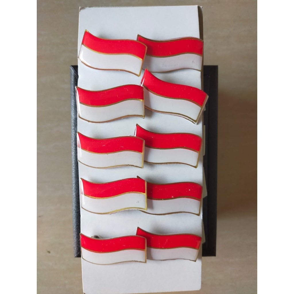 PIN BENDERA MERAH PUTIH / PIN GARUDA MERAH PUTIH