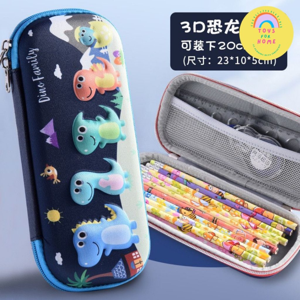 

HenJO Tempat pensil Dompet 3D Motif Karakter / Pencil Box TOYSFORHOME