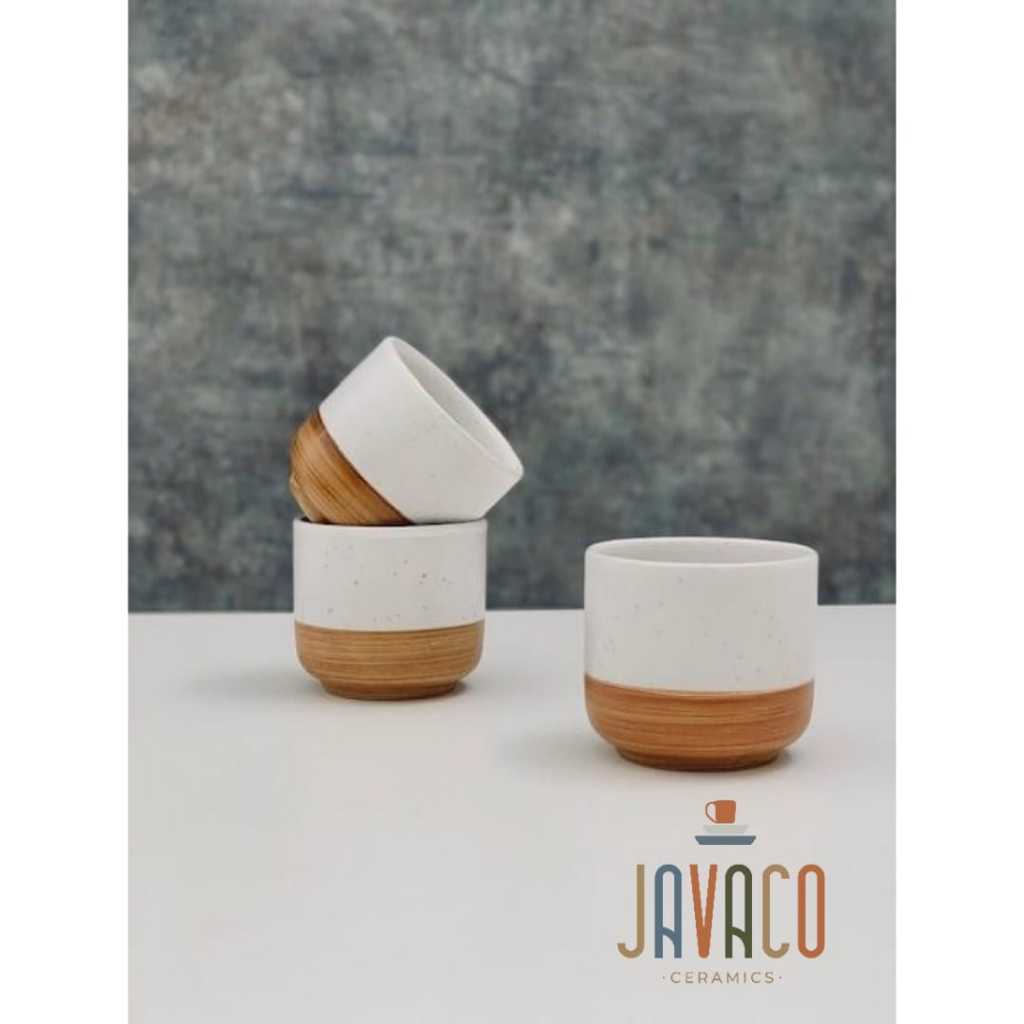 Javaco| Gelas Cup Keramik Estetik | Coffee Cup Keramik